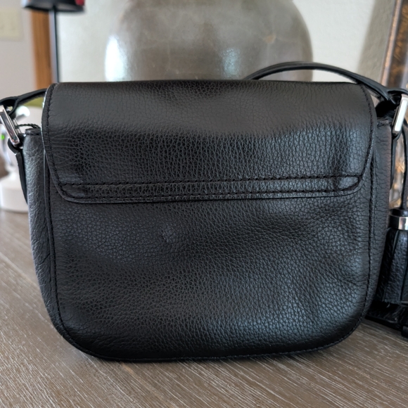 Ralph Lauren Black Leather Crossbody Bag - Picture 5 of 9